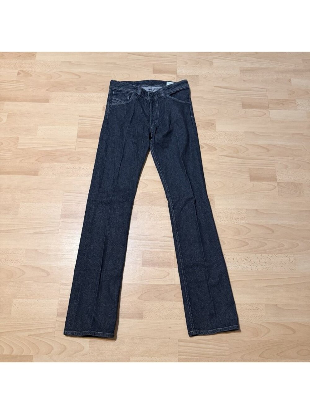 Vtg Diesel Zavor Jeans Mens W29 L36 Black Regular Fit STraight Leg Denim Button